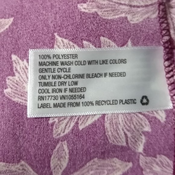 A.n.d Eawy Asymmetric V Neck Floral Knee Length Pullover Shift Knit Dress Size S - Picture 6 of 6